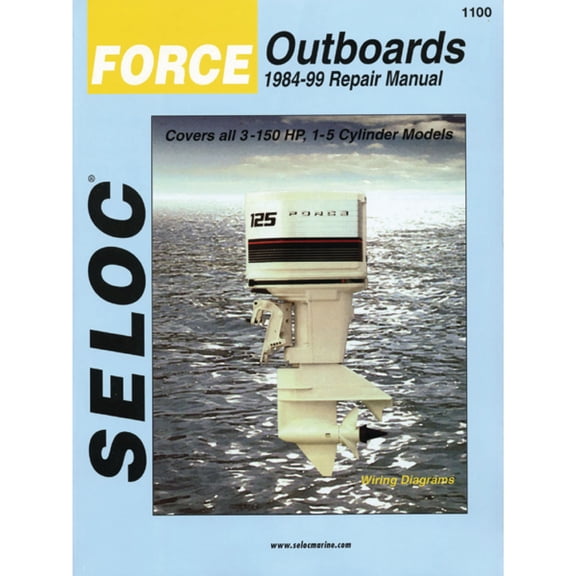 Seloc 1101 Marine Engine Tune Up Manual for Chrysler/Force Outboards 1962-1999
