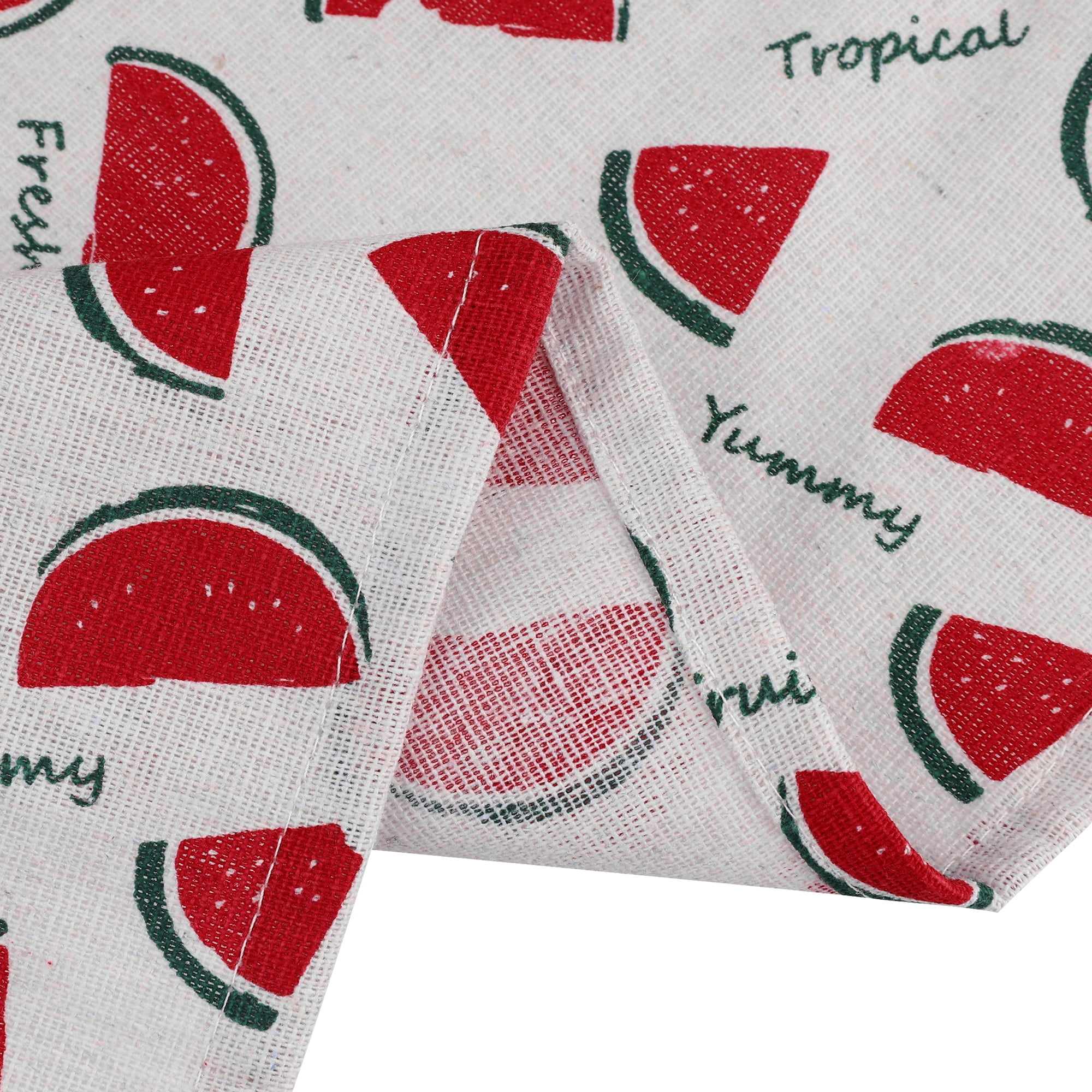 Unique Bargains Rectangle Wrinkle Resistant Washable Polyester Tablecloth Watermelon 55x71 Inch