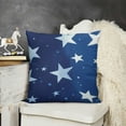 thumbnail image 2 of Pillow Covers Stars Decor Blue Throw Pillow Cover Decorative Cushion Cases for Home Sofa Couch Chair Living Room, 2 of 5