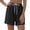 Black, variant on Breathable Shorts for Summer Casual Beach High Waist Elastic Waistband Comfortable Cycling Shorts for Women Volleyball Shorts Womens Shorts Waist Trainer for Women's Short Heels Short