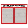thumbnail image 4 of Aarco Products DCC3648RHI 48 in. W x 36 in. H Illuminated Enclosed Bulletin Board, 4 of 25