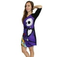 thumbnail image 2 of Nightmare Before Christmas Women's 3/4 Sleeve Dorm Nightgown Pajamas NB110XDH, 2 of 7