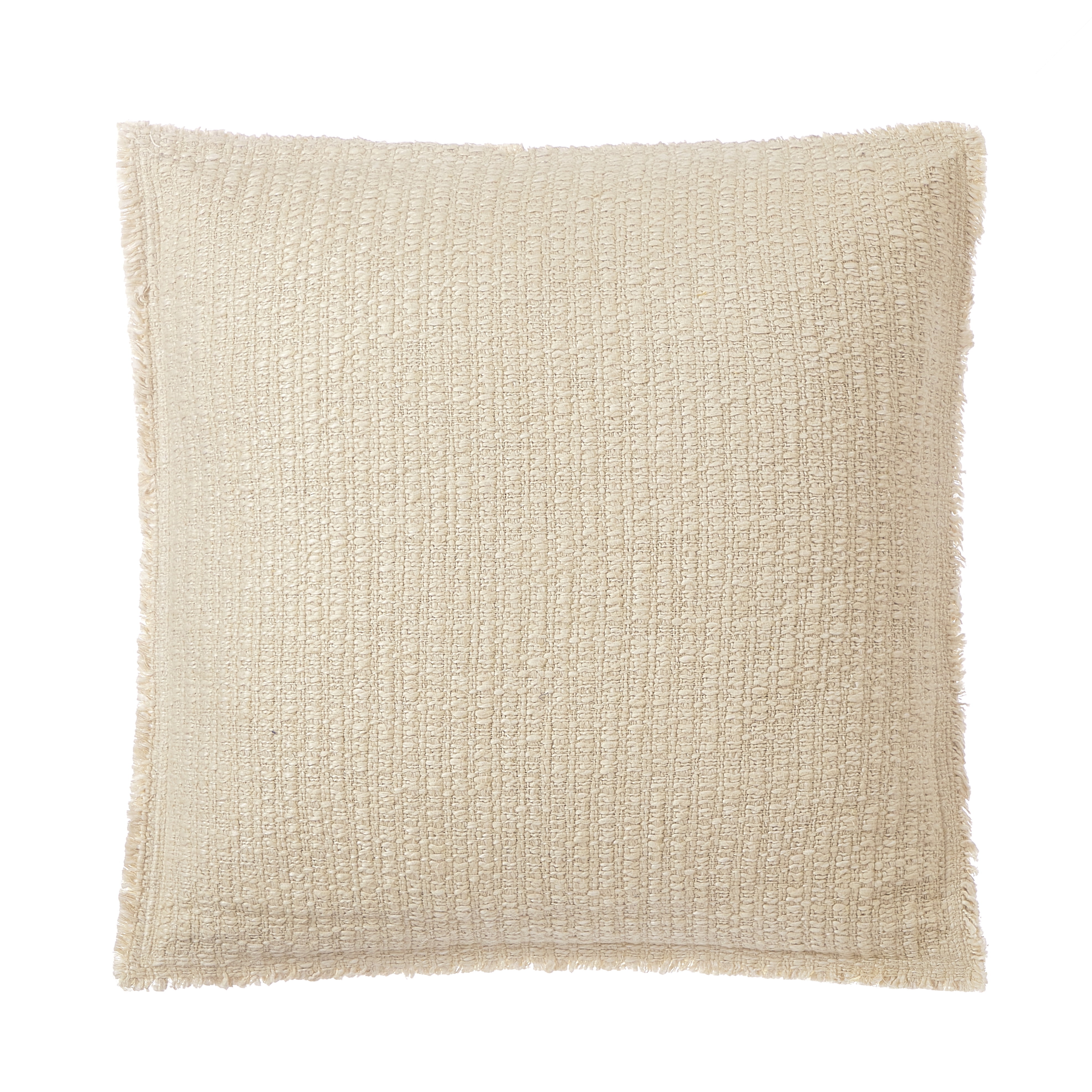 (2 pack) Better Homes & Gardens 22" x 22" Papyrus Beige Sunny Decorative Throw Pillow for Adults