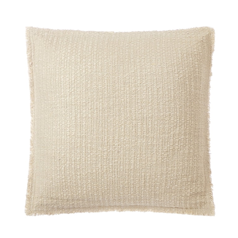 Sunny Decorative Throw Pillow, 22 x 22 Inches, Beige, 2-Pack photo 2