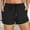 w93# Yellow284, variant on Wuxian Women'S Swim Shorts Drawstring Elastic Waisted Solid Color Wide Leg Board Trunk Swimsuit Bathing Shorts Breathable Bathing Suit Bottom Short Beachwear,Black,L