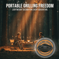 thumbnail image 5 of 11.8 in Korean BBQ Pan, Non-Stick Metal Cooking Plate with Oil Drain Design, Portable Outdoor Griddle for Electric Ceramic Cookers and Halogen Ovens, 5 of 8