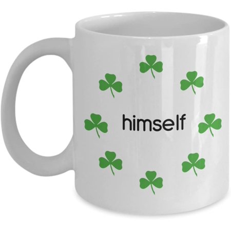 

Irish Mug Himself - Himself Irish Mug - Funny Tea Hot Cocoa Coffee Cup - Novelty Birthday Christmas Anniversary Gag Gifts Idea