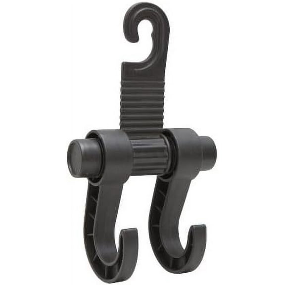 MAXSA Innovations Headrest Twin Hanger, Black, Set of 1