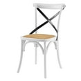 thumbnail image 3 of Side Dining Chair, Set of 2, Wood, White Black, Modern Contemporary Urban Design, Kitchen Room Cafe Bistro Restaurant Hospitality, 3 of 8