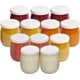 thumbnail image 1 of Lote de 12 botes de yogur de cristal con tapa impermeable – Fabricados en Francia – para yogurteras – multicocinadores y robots de cocina (Thermomix, SEB, etc.) – 143 ML / 125 gramos, 1 of 8