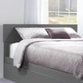 thumbnail image 1 of Orlando Queen Modern Wood Panel Headboard in Grey, 1 of 7