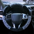 thumbnail image 5 of Winter Warm Fleece Steering Wheel Cover - Non-Slip, Soft Polyester, Unisex, Fits Standard Car Wheels, Cozy for Cold Days, 5 of 6