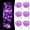 Pink, variant on 6 Pack Fairy Lights Battery Operated - 6.6 ft 20 LED Mini String Lights Waterproof Silver Wire Firefly Lights for Vases Mason Jars DIY Crafts Plants Table Centerpieces Wedding, Cool White