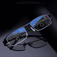 thumbnail image 4 of MAINYU Anti-blue Light Reading Glasses Smart Zoom Progressive Multi-Focus Computer Readers for Women Men Rectangular Eyewear Lightweight Magnification Presbyopia Eyeglasses, 4 of 7