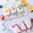 thumbnail image 4 of Silicone Popsicle Molds Cakesicle Mold with Lid Set of 2 Easy Release Ice Cream Mold Ice Pop Molds Set with 100 Popsicle Sticks & 100 Parcel Bags for DIY, 4 of 8