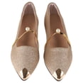 thumbnail image 1 of BRIGHTFUFU 1 par de zapatos desnudos planos puntiagudos de verano elegantes zapatos de mujer soltera antideslizantes con perlas, 1 of 7