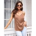 thumbnail image 2 of EKOUAER Casual Sleeveless Top Womens Silk Tank Top Camisole 2 Pack, 2 of 5