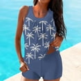 thumbnail image 2 of Lovzfmll Tankini Set for Women, Printed Top and Trunks, Conservative Two Piece Bathing Suit for Modest Beach Swim, 2 of 5