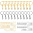 thumbnail image 3 of Split Keychain Rings, DIY Keychain Rings Keychain Rings Letters Pendant Rings Durable  For Friends For Car Key Chains, 3 of 8