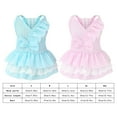 thumbnail image 2 of CICRKHB Dog Dress Cotton Pet Dog Dress Spring and Summer Pet Clothes Spring Cute Pet Supplies Cotton Peach Dress Bow Skirt Pet Supplies Pink, 2 of 4