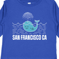 thumbnail image 4 of Inktastic San Francisco California Whale Watching Boys or Girls Long Sleeve Toddler T-Shirt, 4 of 5