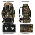 thumbnail image 2 of Mochila de Senderismo W WINTMING 70L/100L Camping Mochila Táctica MOLLE, 2 of 4