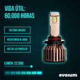thumbnail image 2 of Luces Led para Auto - EVOLUM - Modelo Golden 22,000 lúmenes - Resistencia al Agua - Haz de luz Perfecto (9005), 2 of 8