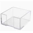 thumbnail image 1 of Portanotas adhesivas de acrílico transparente, dispensador de notas adhesivas de acrílico para dormitorio y organizador de escritorio de oficina., 1 of 5