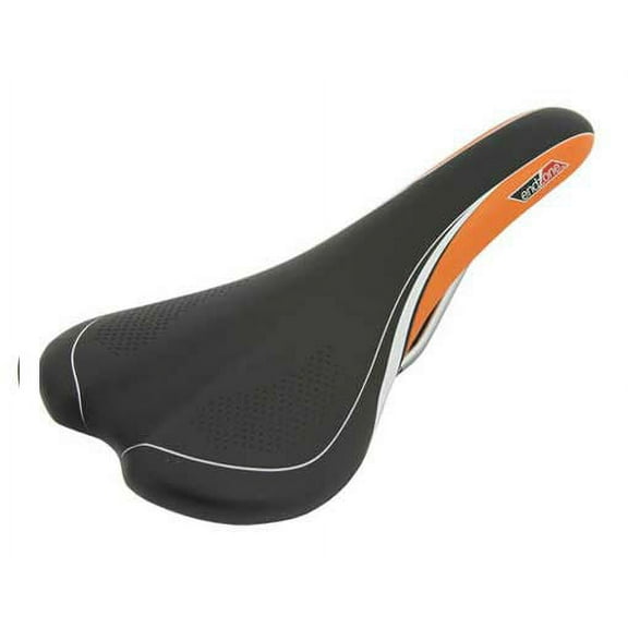 Saddle 1205 Endzone Black/Orange. Bike seat, bicycle seat, Bike part, bicycle part, lowrider bike part, bmx, free style, fixie