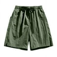 thumbnail image 4 of Birdeem Mens Shorts Mens Summer Casual and Comfortable Drawstring Pocket Elastic Waist Shorts, 4 of 9