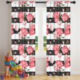 thumbnail image 5 of Blackout Kids Curtains,Pioneer Flower Floral Print Pattern Childrens Insulated Curtains Set Of 2,Bedroom Essentials,Toddler Room Decor 42"x84", 5 of 5