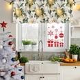 thumbnail image 5 of Lemon Leaf Curtain Valances for Windows, Kitchen Valance Window Treatments Panel 2 Pack, Floral Flower Summer Spring Watercolor Fruit Rod Pocket Short Curtains for Bathroom Bedroom 42 x 18 Inch, 5 of 8