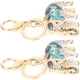 thumbnail image 4 of 2 llaveros de aleación con diseño de animales, bonitos y elegantes, para niñas, para decorar bolsos, regalo y juguetes., 4 of 14