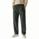 thumbnail image 1 of Pantalones largos para hombre, color liso, con ribete suave, estilo cargo, de poliéster., 1 of 2