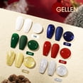 thumbnail image 3 of Gellen Gel Nail Polish Set, 6 Colors White Green Classic Red Glitter Gold Silver Dark Blue Gel Polish Set Nail Art Gifts for Women, 3 of 8
