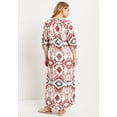 thumbnail image 2 of June & Vie Women's Plus Size Boho Maxi Dress, 2 of 3