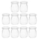 thumbnail image 1 of 10 piezas botellas de vidrio grandes simples con tazas de budín de vidrio tapa para jugo de pudín de leche, 1 of 3