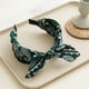 thumbnail image 5 of Paquete de 5 diademas de bandana para mujer, diademas con lazo para mujer, diadema con lazo con estampado de Cachemira, diadema con Orejas de conejo, diadema bonita para el pelo, 5 of 5