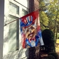 thumbnail image 2 of Yorkshire Terrier Patriotic American House Flag 28 in x 40 in, 2 of 5