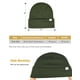 thumbnail image 5 of Gorro YANIBEST de punto con forro satinado de invierno para mujeres y hombres, 5 of 7