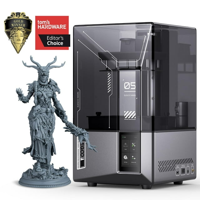 Impresora 3D ELEGOO Mars 5 Ultra Resin 9K LCD de 7 pulgadas, WiFi, nivel automático
