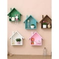 thumbnail image 2 of Hazel Tech Household Sundries Storage New Product Color Small House Wall Hanging Rack Multicolor, 2 of 6