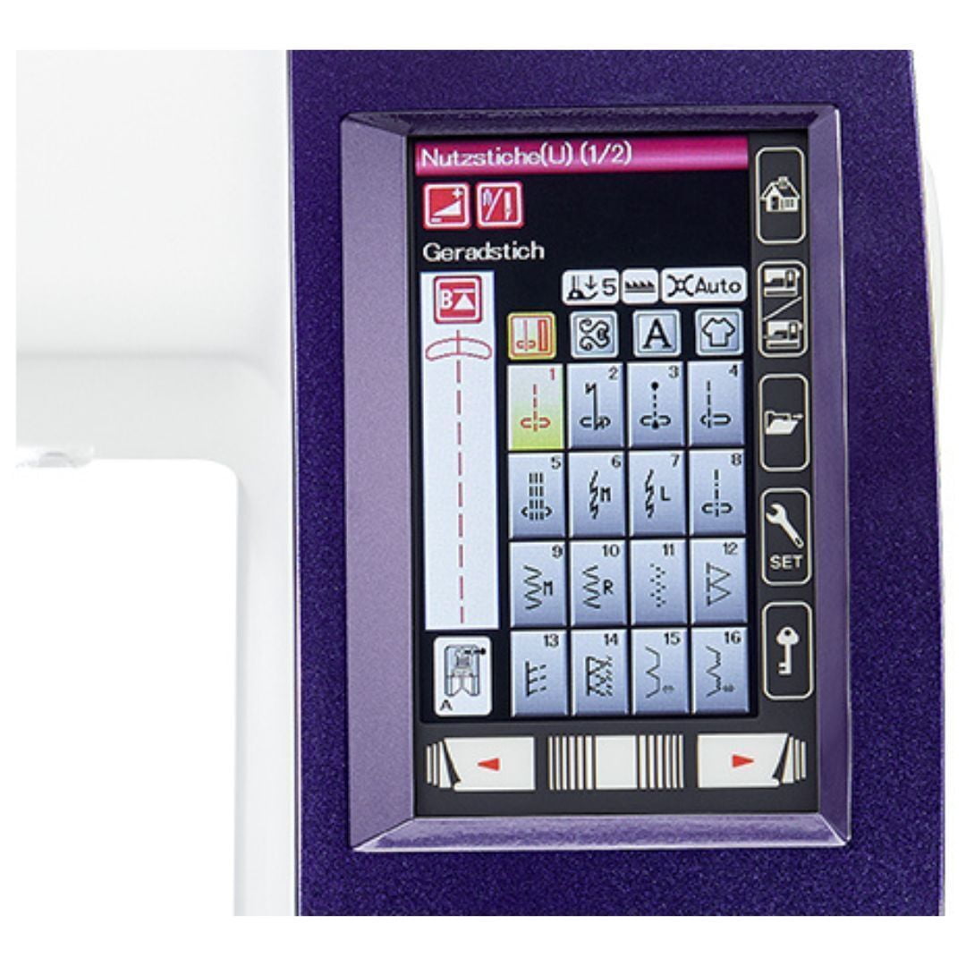 Restored Janome Horizon Memory Craft 9850 Embroidery and Sewing Machine with 200 Built-In Stitches and LCD Full Color Touchscreen (Refurbished)