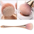 thumbnail image 3 of Cepillo De Maquillaje Individual Portátil Para Polvo, Cepillo Para Polvo Esponjoso, Cepillo Para Quitar El Polvo De Manicura, Oro Rosa, 3 of 7