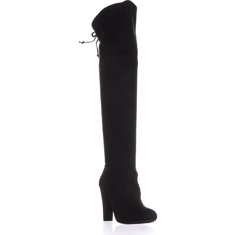Walmart black suede boots hotsell