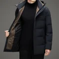thumbnail image 3 of Chaquetas de invierno para hombre 2024 Nueva ropa de diseñador Chaquetas con calefacción rellenas de plumón de ganso Chaquetas gruesas Ropa masculina larga, 3 of 4