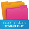 thumbnail image 2 of Glow File Folders, 1/3-Cut Tabs: Assorted, Letter Size, 0.75" Expansion, Assorted Colors, 24/Pack | Bundle of 2 Packs, 2 of 5