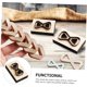 thumbnail image 4 of English translation: \n'Punching Form Made of Wood for Leather Craft, Reusable Punching Dies for Leather for Professionals and Beginners', 4 of 5
