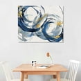 thumbnail image 2 of COMIO Wall Art Abstract Art Paintings Blue Fantasy Colorful Graffiti on White Background Modern Artwork wall Decor for Living Room Bedroom Kitchen, 2 of 6