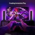 thumbnail image 4 of KAIYANG LIXINCORDA ZM-021 - Juego de 2 luces RGB de ambiente inteligente para escritorio, dormitorio, TV, juegos (enchufe estadounidense azul, multicolor), 4 of 5